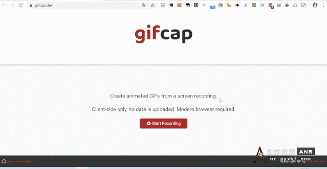 Gif在线录制网站 GifCap