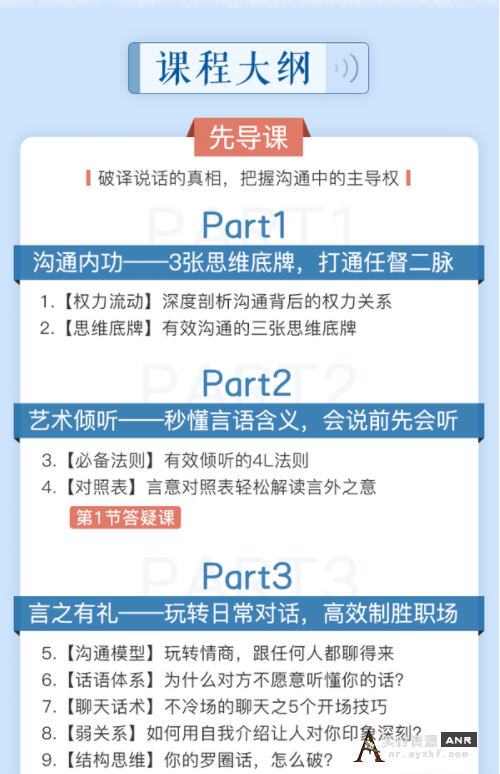 自己买的20堂言值提升术教程 网络资源 图1张