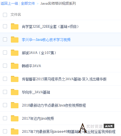 最权威的Java名师培训视频系列 网络资源 图1张