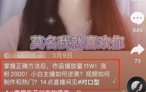 赚钱项目,抖音对口型,抖音玩法教程