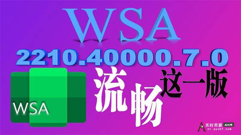 微软WSA安卓子系统流畅版2210.40000.7.0 网络资源 图1张
