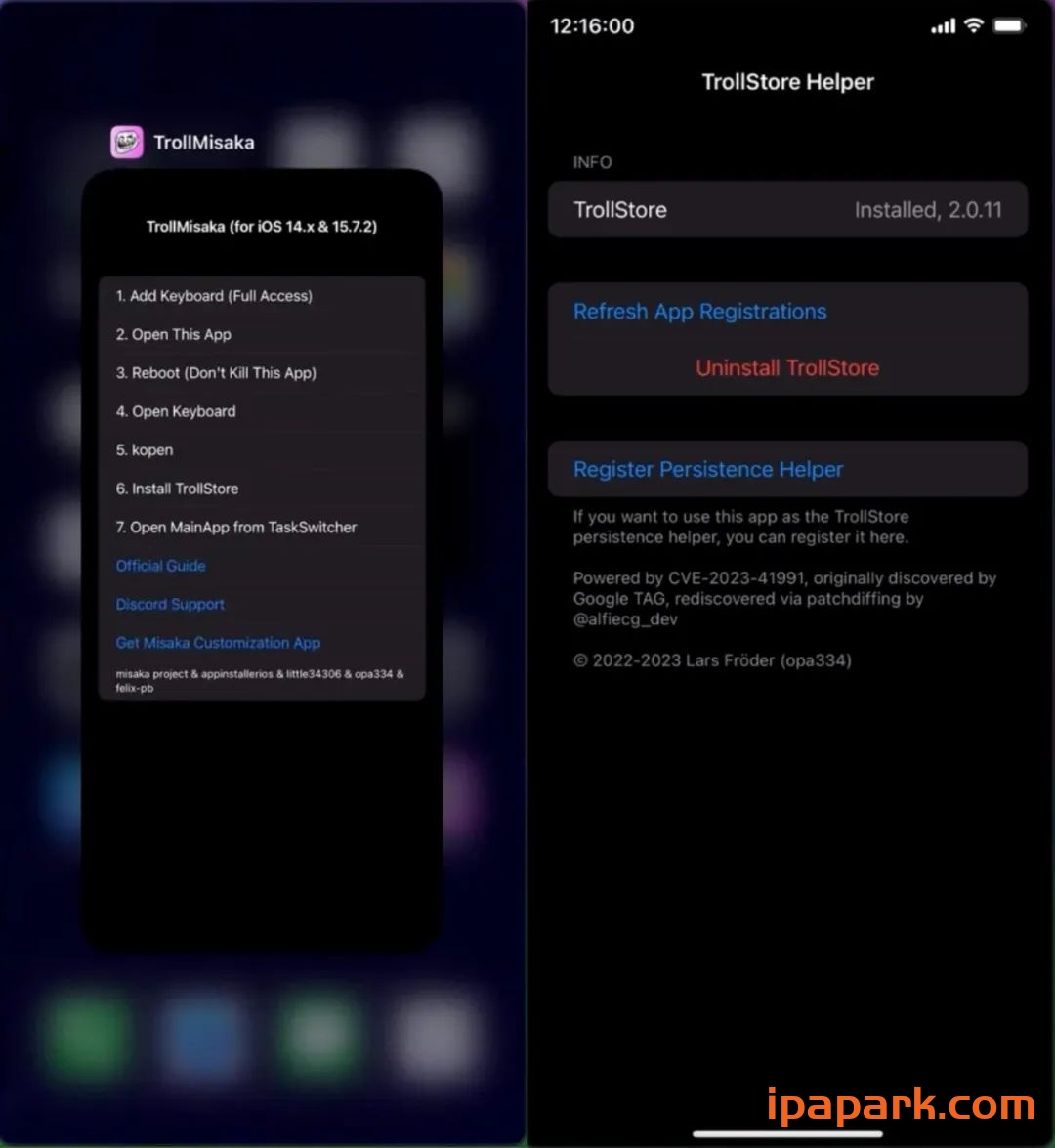 TrollMisaka 2.0 14.0-15.8.1 安装巨魔商店-ANR资源网 更多 图9张