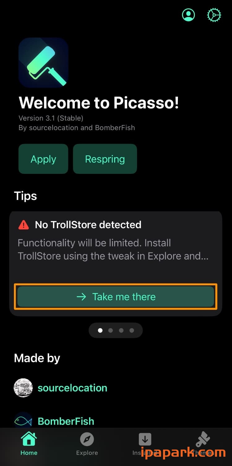Picasso 3.1 15.0-16.5的KFD 安装巨魔商店-ANR资源网 更多 图3张