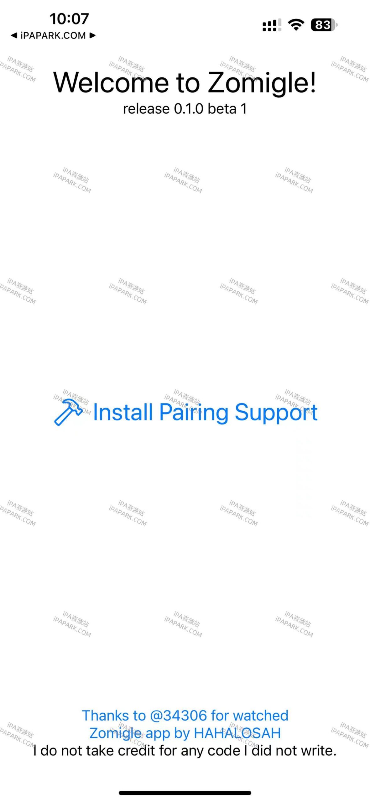 Zomigle 0.1.0 手表配对工具-ANR资源网 更多 图1张