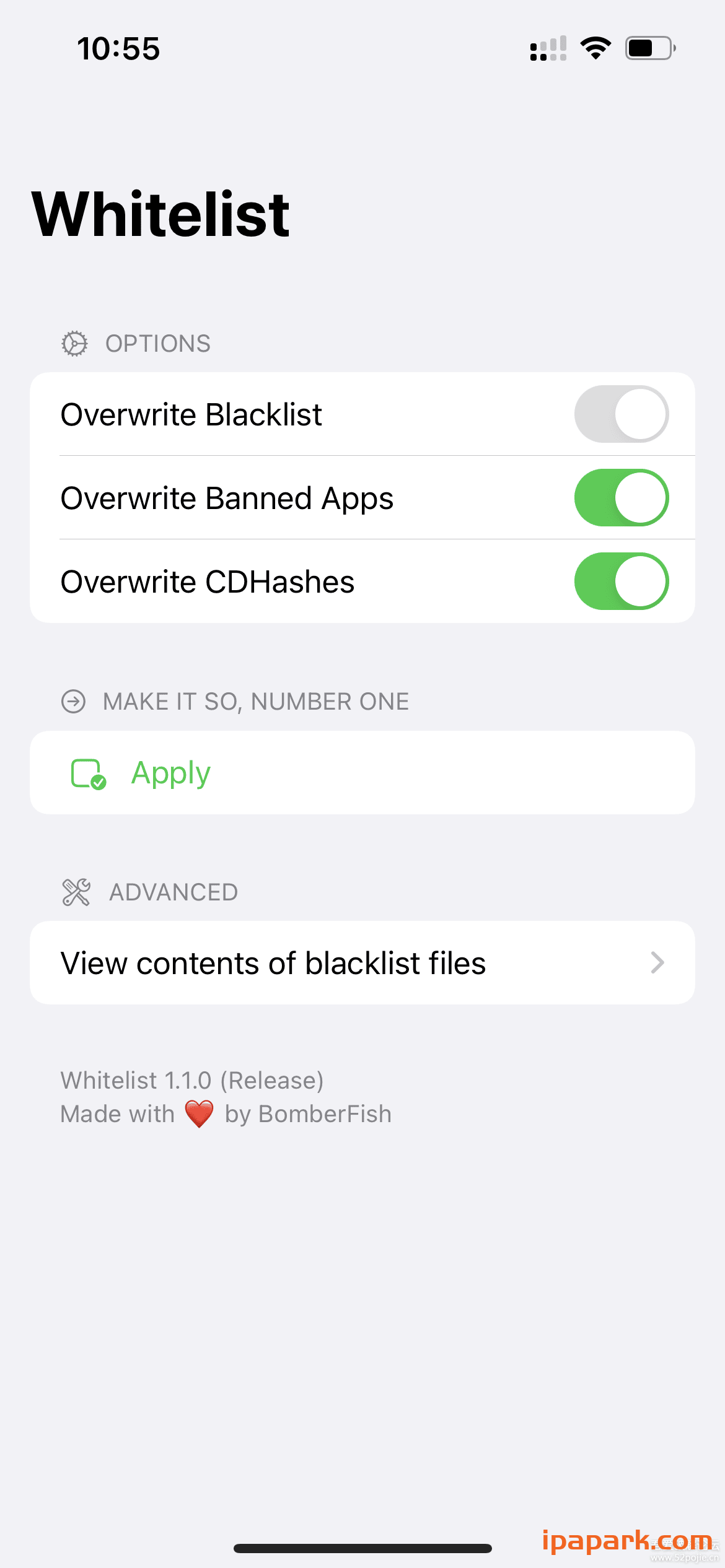图片[1]-Whitelist 1.1.0 修复证书 解除黑名单-ANR资源网