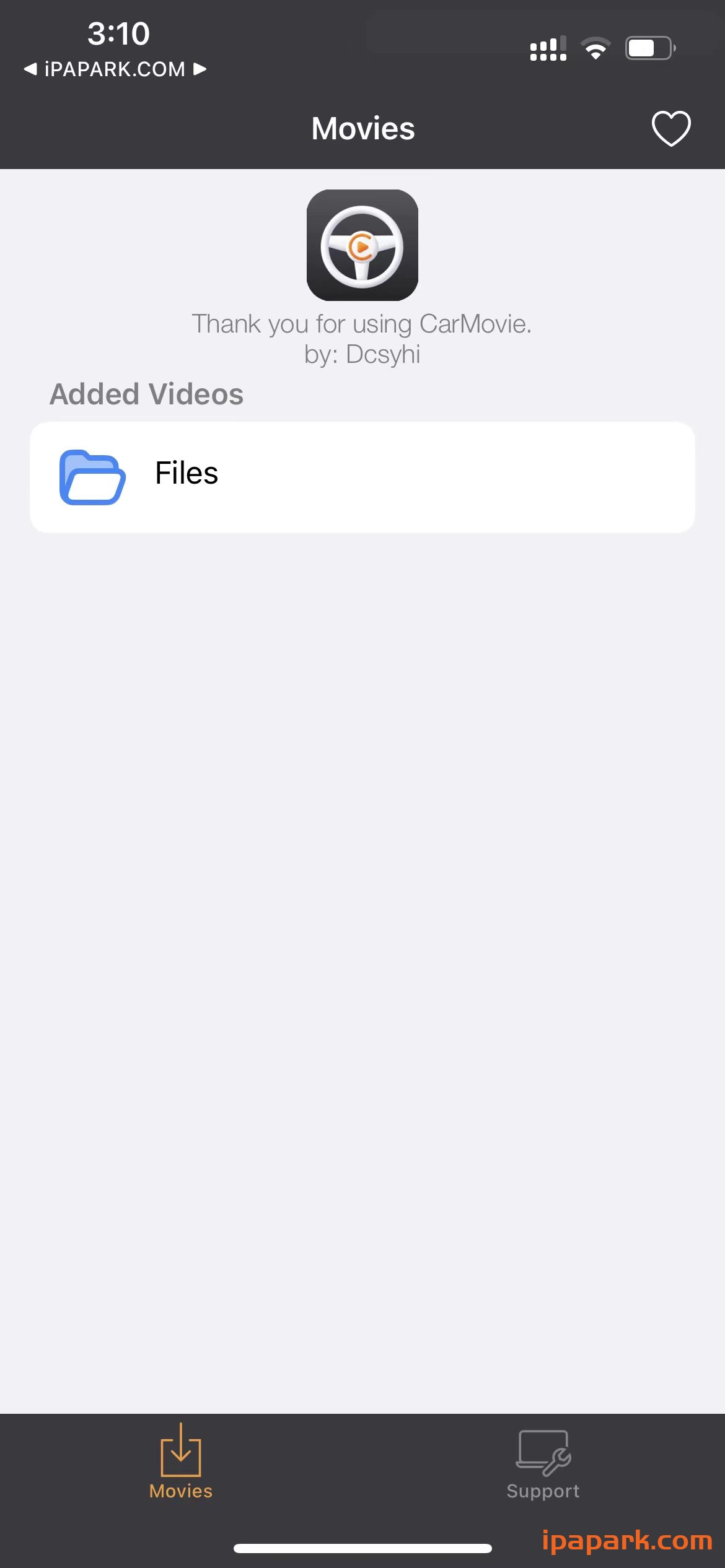 CarMovie v1.2 汽车CarPlay播放视频-ANR资源网 更多 图1张