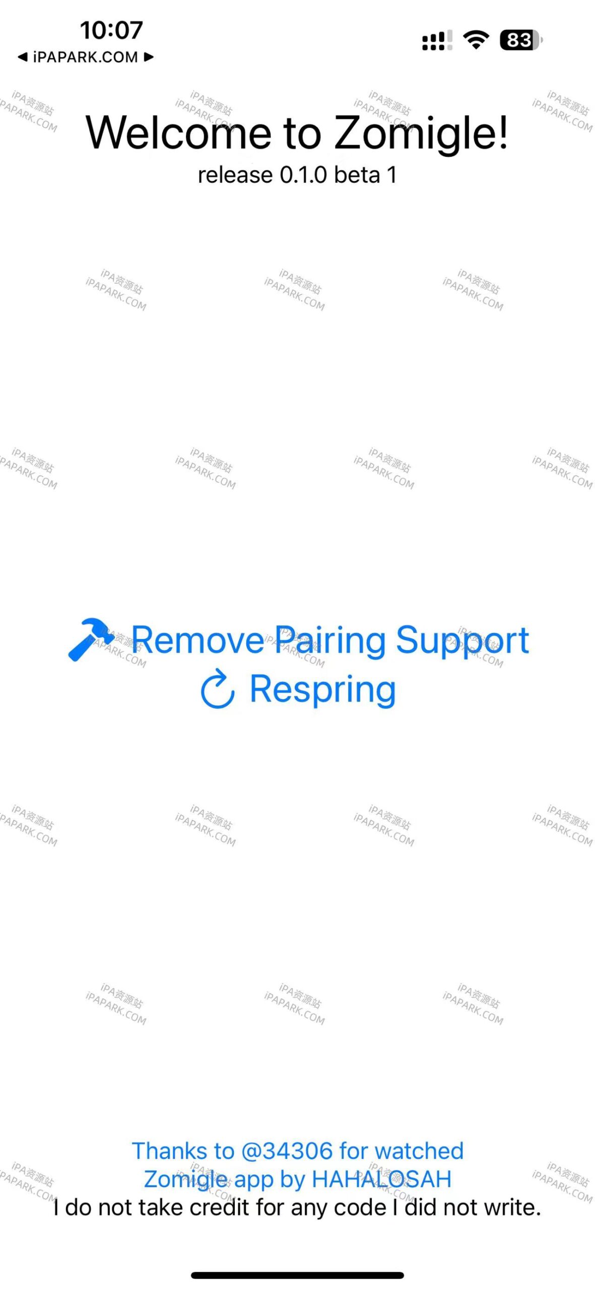 Zomigle 0.1.0 手表配对工具-ANR资源网 更多 图2张