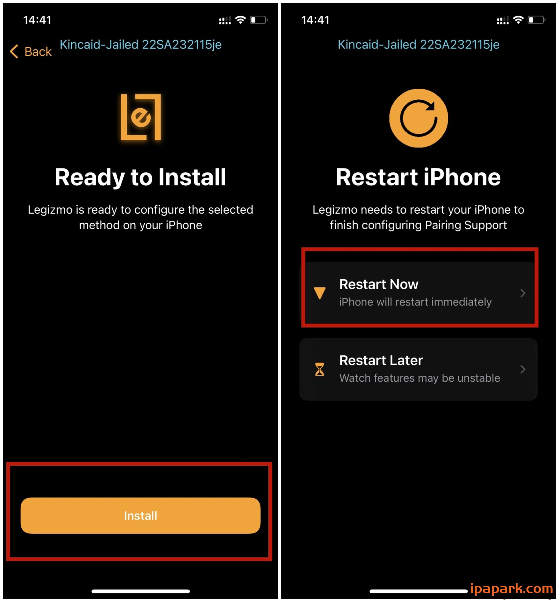 Legizmo Kincaid Jailed 4.2.3 WatChos9配对工具-ANR资源网 更多 图5张