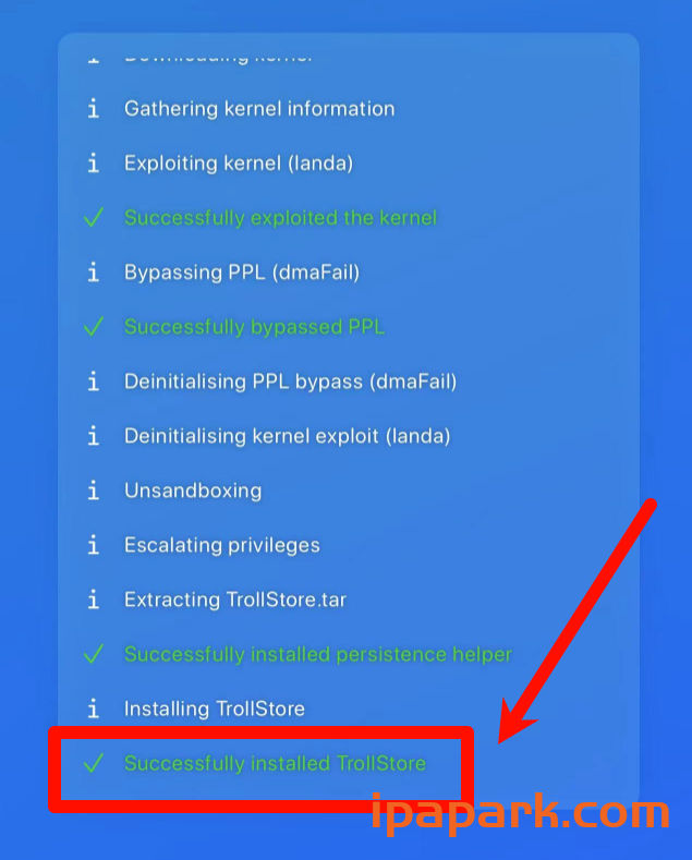 TrollInstallerX 1.0.1 14.0-16.6.1 巨魔安装器-ANR资源网 更多 图4张