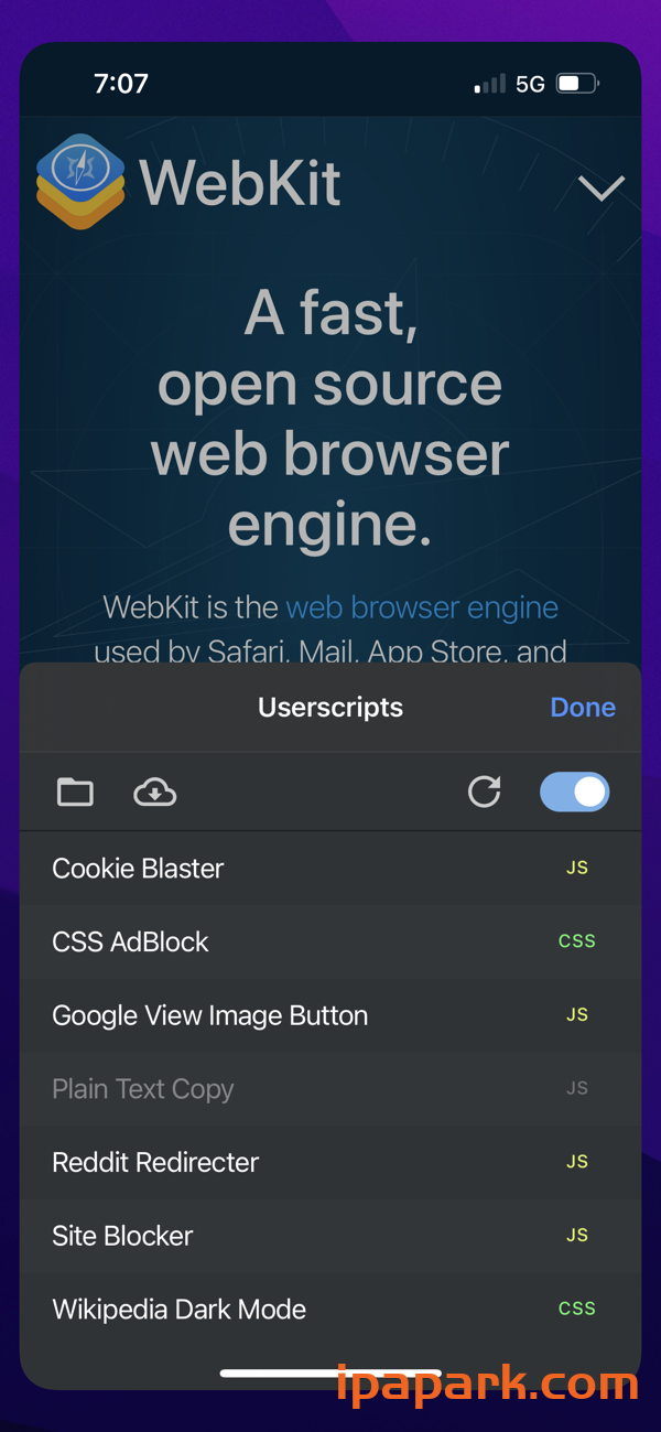 Userscripts 1.3.3 Safari 扩展-ANR资源网 更多 图1张
